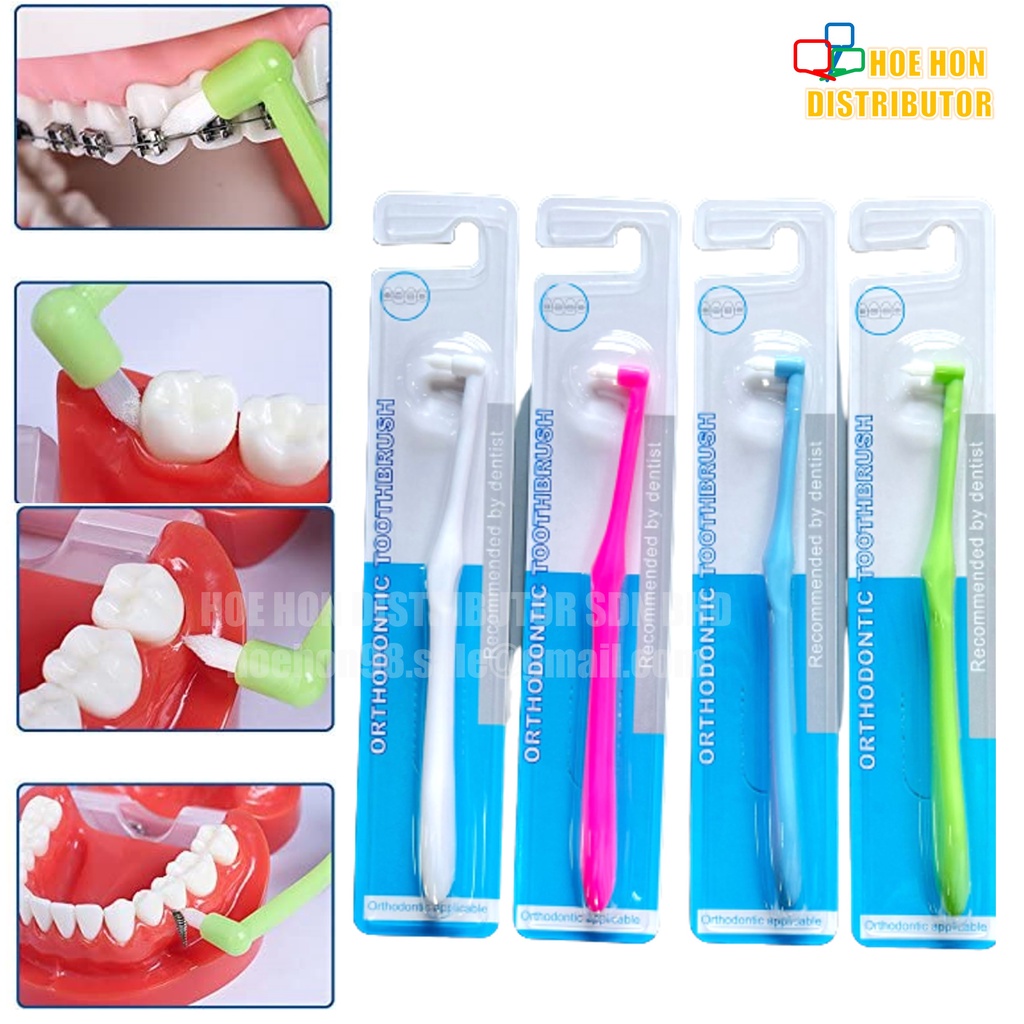 Dentist Orthodontic Tuft Toothbrush 1pc Specialist Brush Bridge