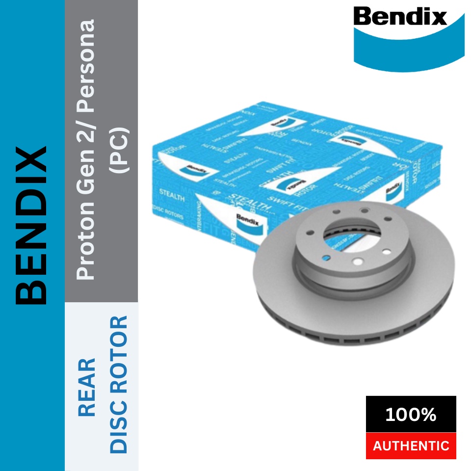 Original Bendix Swiftfit Br Rear Disc Rotor Proton Gen Persona