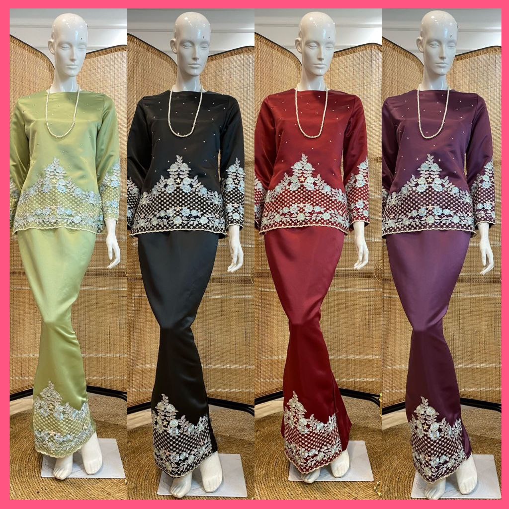 Baju Raya Siska Mini Kurung Moden Kurung Plus Saze Kurung Kedah