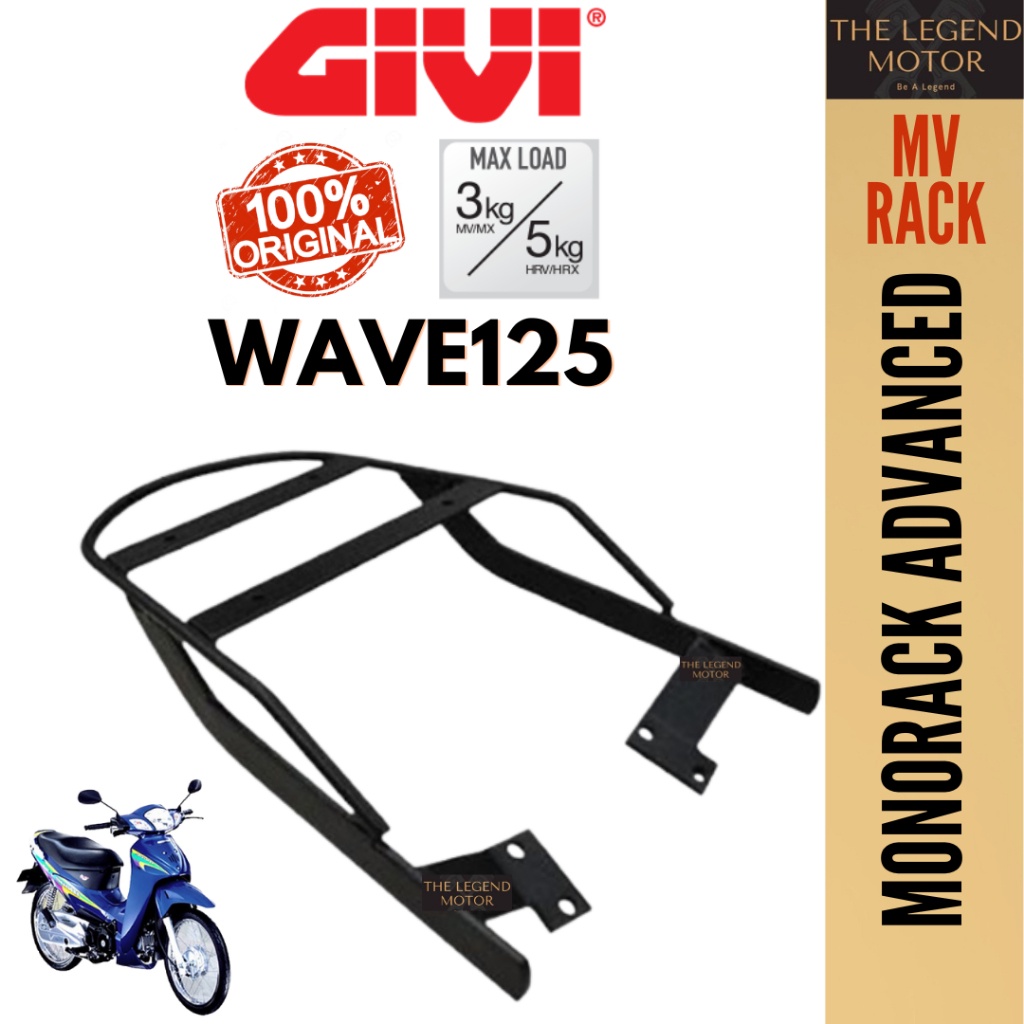 HONDA WAVE125 WAVE 125 GIVI MV ADVANCE MONORACK MONO RACK MONO LOCK