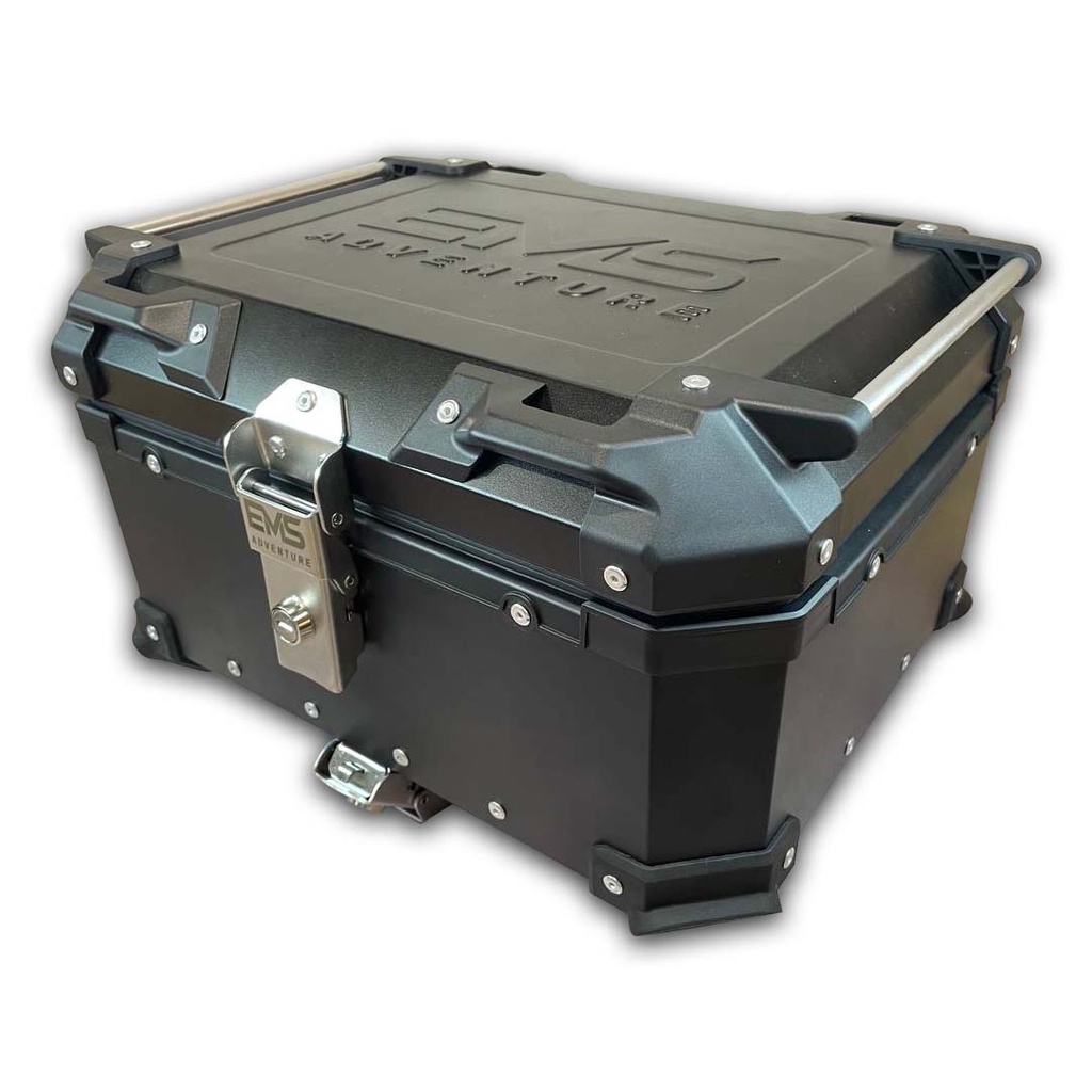 EMS Adventure Top Box Aluminium TBX Double Lock Design Motorcycle 28L