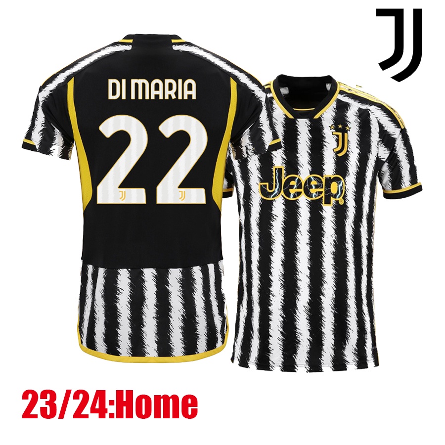 23 24 Juventus Home Jersey And Pre Match Soccer Jerseys VLAHOVIC CHIESA