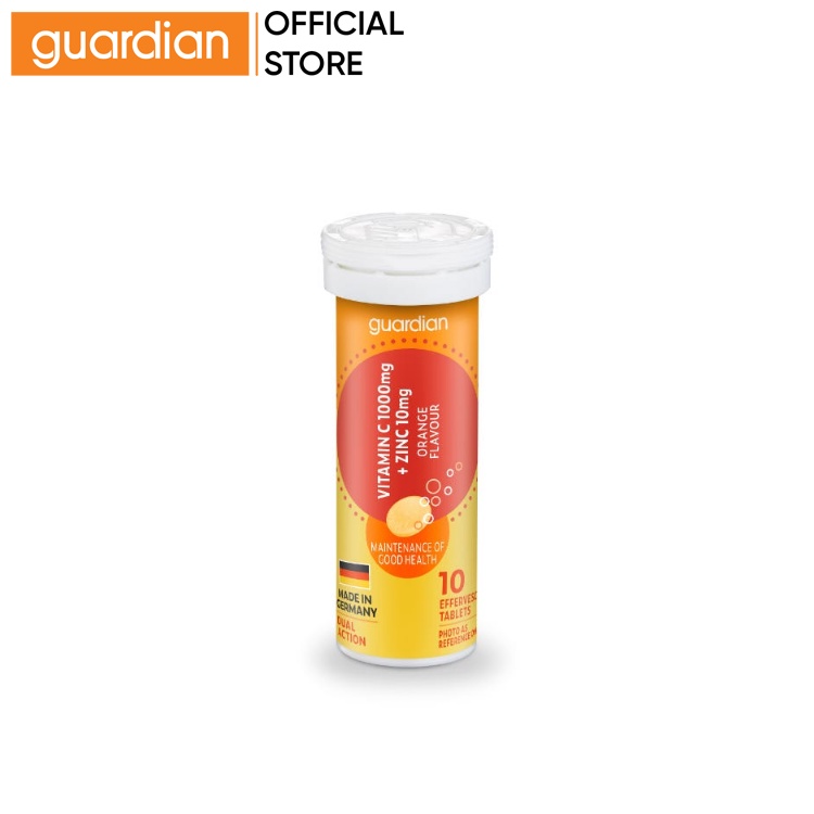 Guardian Vitamin C Zinc Effervescent S Shopee Malaysia