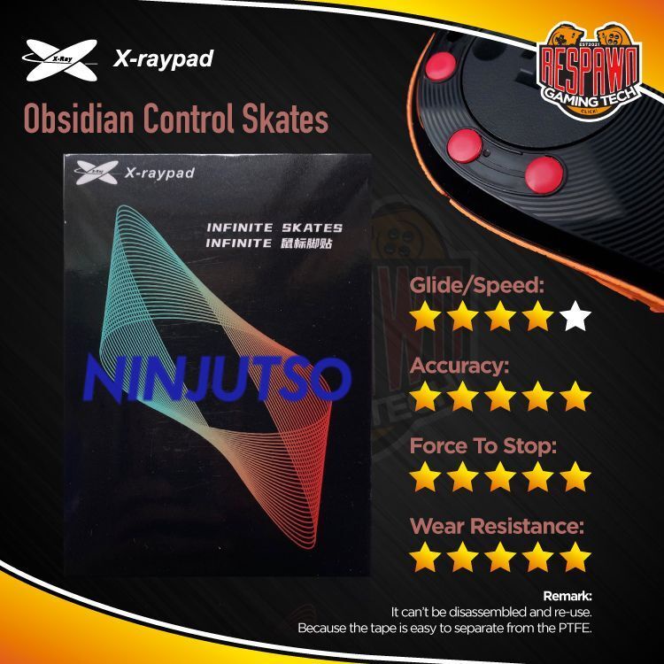 Xraypad Obsidian Control Mouse Skate Ninjutso Sora Mouse Shopee