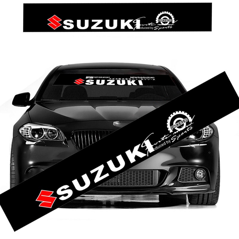 Car Windscreen Windshield Sticker Black Decorative Stickers For Suzuki