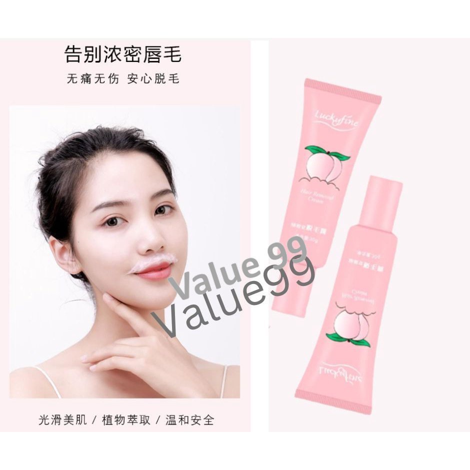 Value Hair Removal Peach Cream Remove Hairy Legs Armpit Hair Roots