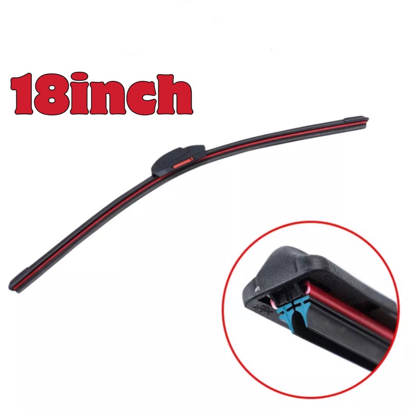 New Generation Car Wiper Double Layer Rubber Strip Wiper U Shaped