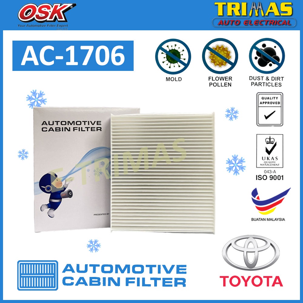 OSK Cabin Filter Toyota Hilux Revo Alphard Vellfire Altis Innova