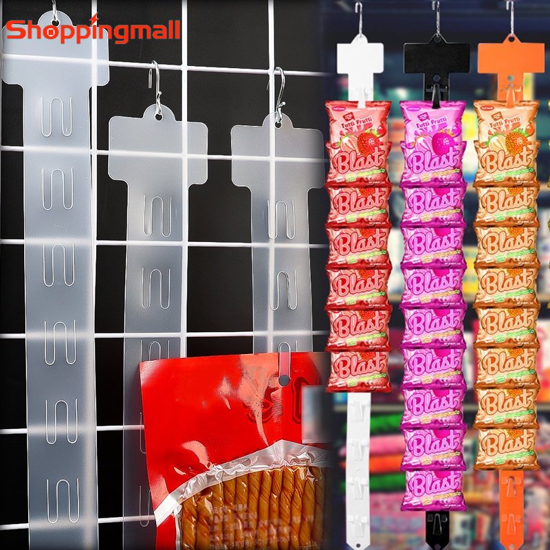 Plastic Hanging Strip Hook Supermarket Snack Hanging Strips Rack Store