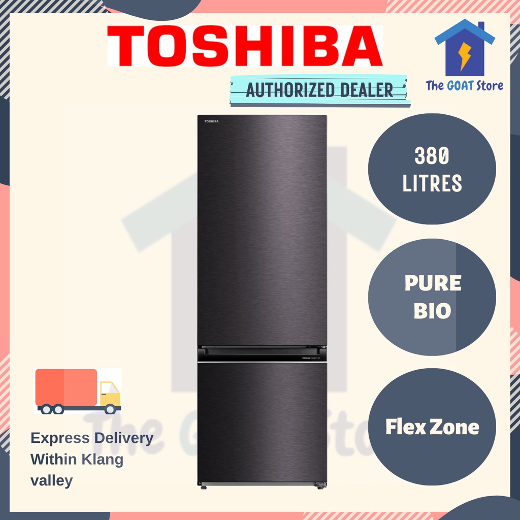 Delivery By Seller Own Fleet Toshiba 2 Doors Inverter Refrigerator