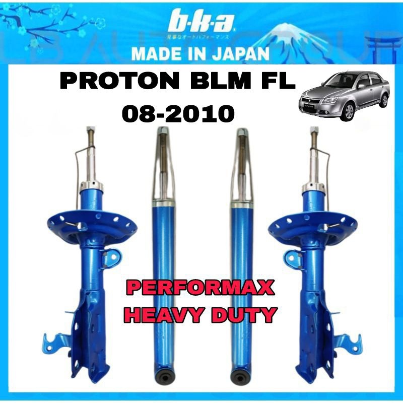 HEAVY DUTY BKA JAPAN PERFORMAX PROTON SAGA BLM FL ABSORBER FRONT REAR