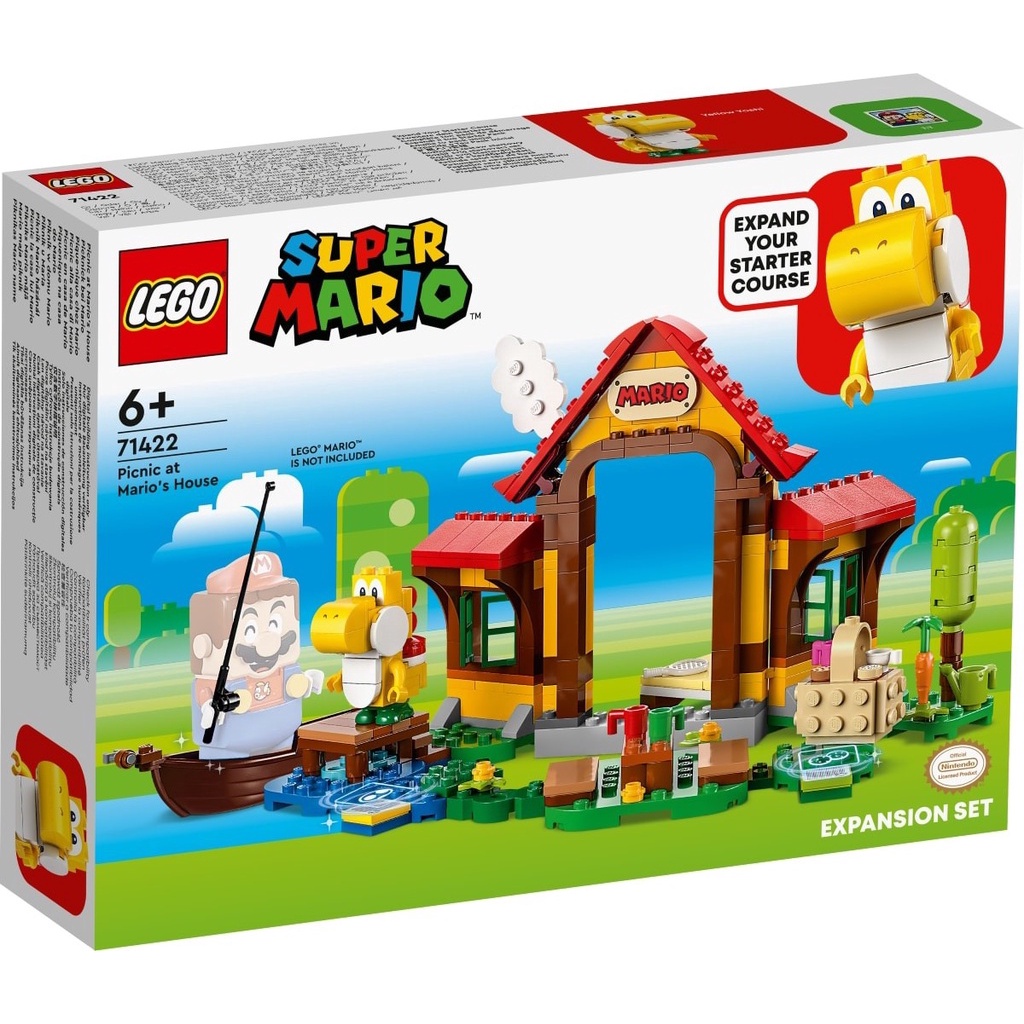 LEGO 71422 Super Mario Picnic At Marios House Expansion Set Building