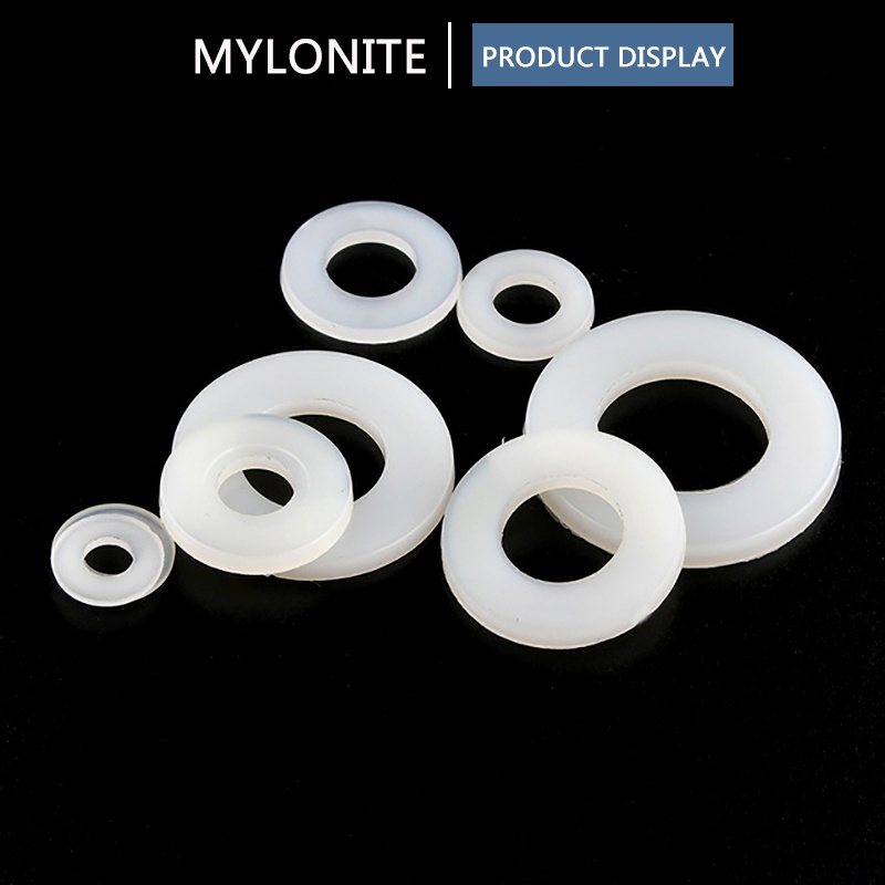 M M M M M M M M M M White Nylon Washer Flat Gasket