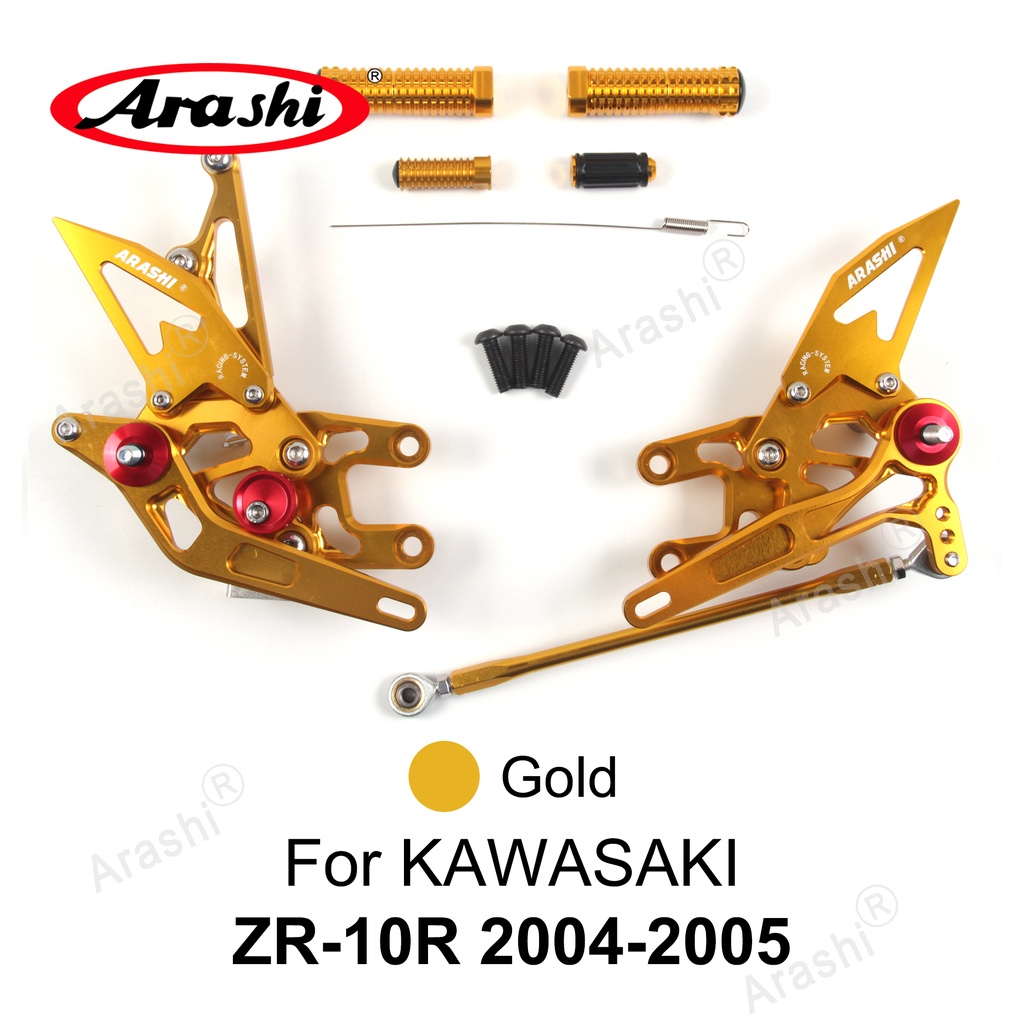 Arashi Version Rearset Cnc Adjustable Footrest Foot Peg Pedal For