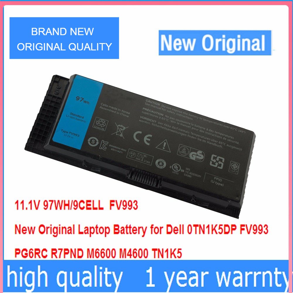 C Fv Laptop Battery For Dell Tn K Dp Pg Rc R Pnd M M Tn K