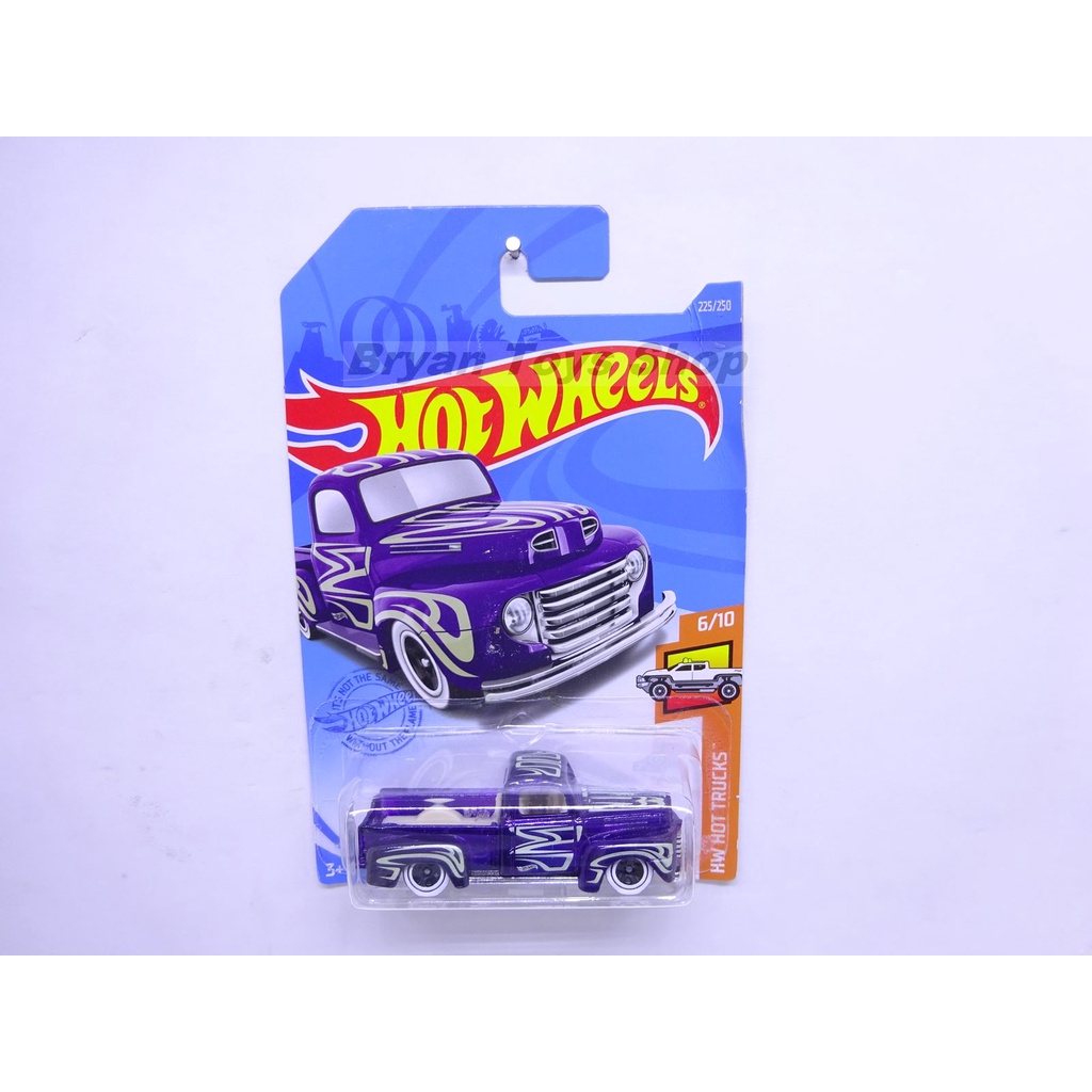 Ungu Central Hot Wheels Card Ford F Purple Shopee Malaysia