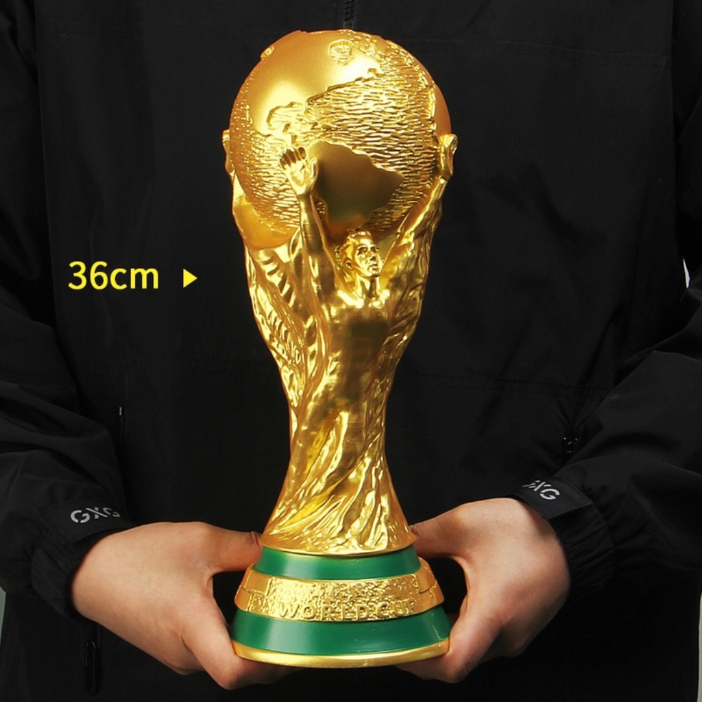 Home World Cup Football Trophy Replica Trophy Model Soccer Fan Souvenir