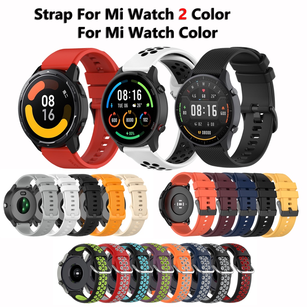 Mm Silicone Watch Band Strap For Xiaomi Mi Watch Color Replacement