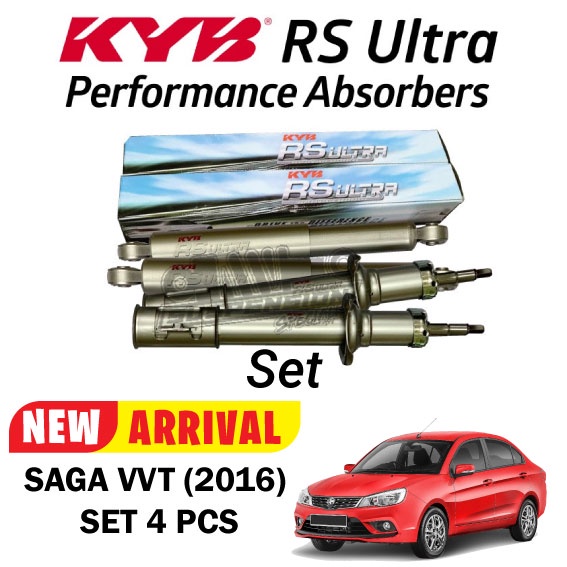 PROTON SAGA VVT 2016 FRONT REAR OR SET ORIGINAL ABSORBER KYB RS