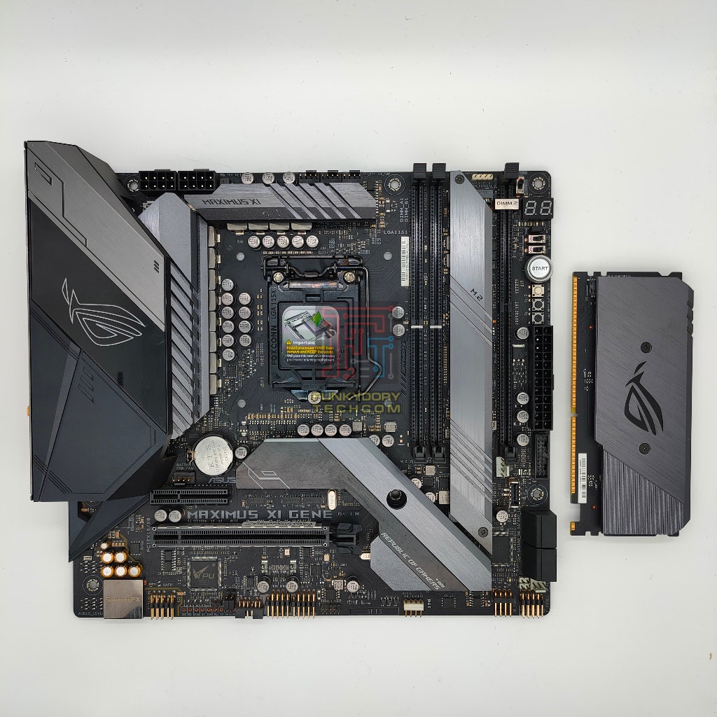 Asus Rog Maximus Xi Gene Z Micro Atx Lga Motherboard Shopee