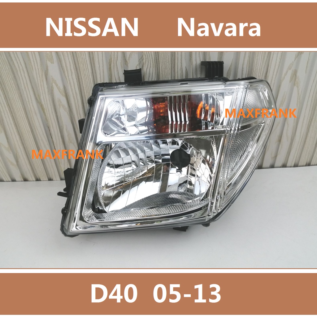 FOR NISSAN NAVARA D40 07 13 HEADLAMP HEADLIGHT LENS HEAD LAMP FRONT