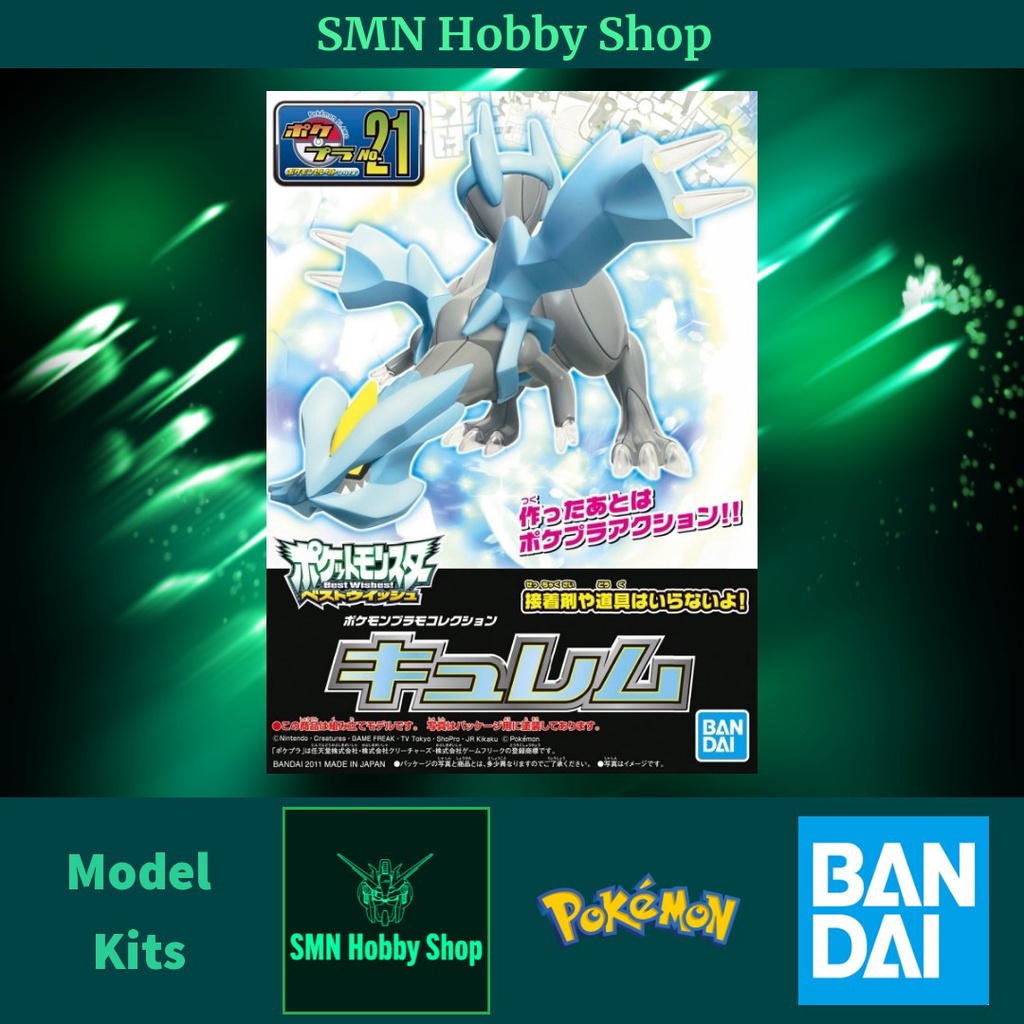 PLAMO Select Series Poke Pla Kyurem 021 Model Kit Pokemon Bandai