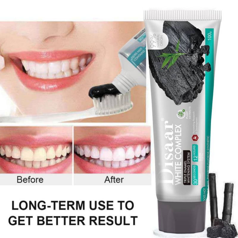 COLGATE ARANG PUTIHKAN GIGI CHARCOAL TOOTH WHITENING TOOTHPASTE TEETH