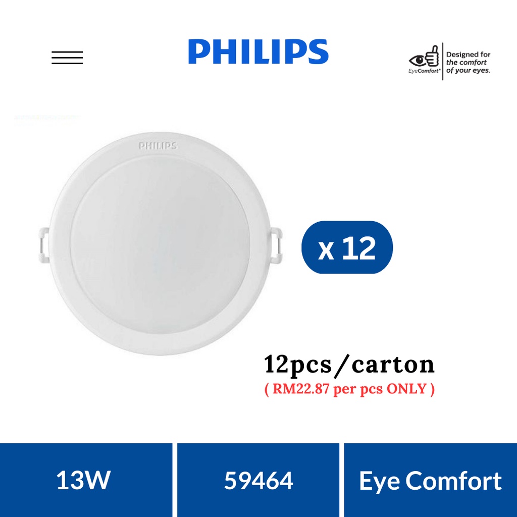 Philips Led Downlight Meson Round W K K K