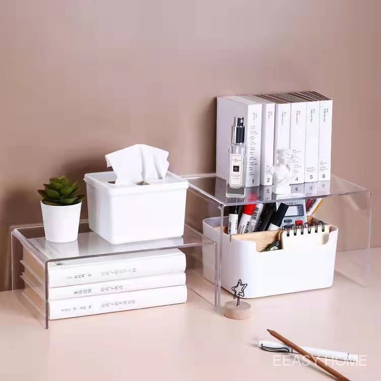 EEASY HOME Acrylic Storage Rack U Shaped Desktop Display Storage