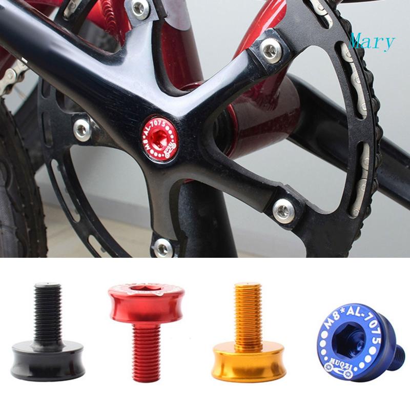 Mary Aluminum Alloy Crankset Bolts Cycling Watertight Sealed Crank Nut