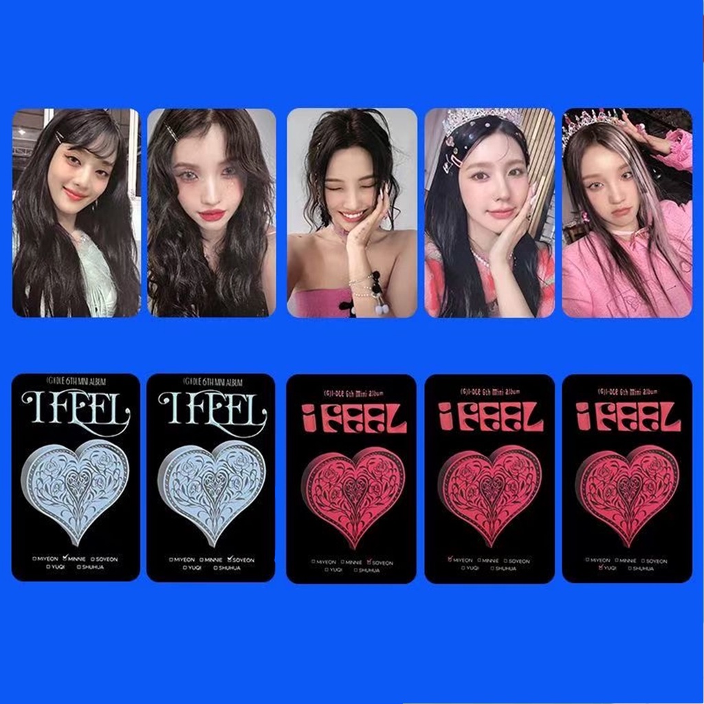 Pcs Set G I Dle Album Photocards I Feel Lomo Cards Gidle Member