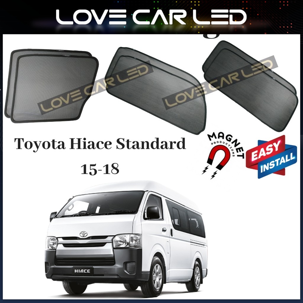 Pcs Toyota Hiace Standard Magnetic Sunshade Curve Window