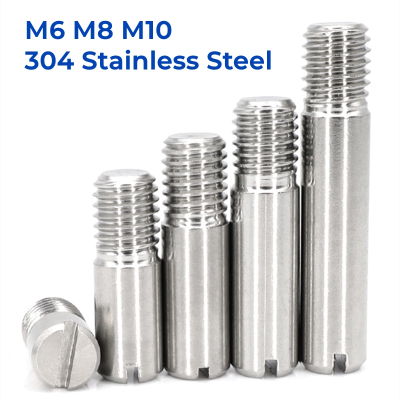 M6 M8 M10 GB878 304 Stainless Steel External Thread Slotted Cylindrical