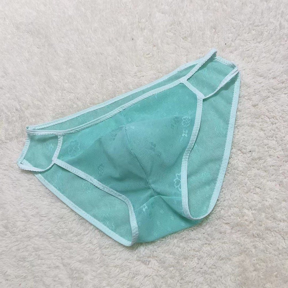 Comfortable Nylon Sheer Pouch G String Bikini Briefs Thongs Underwear M