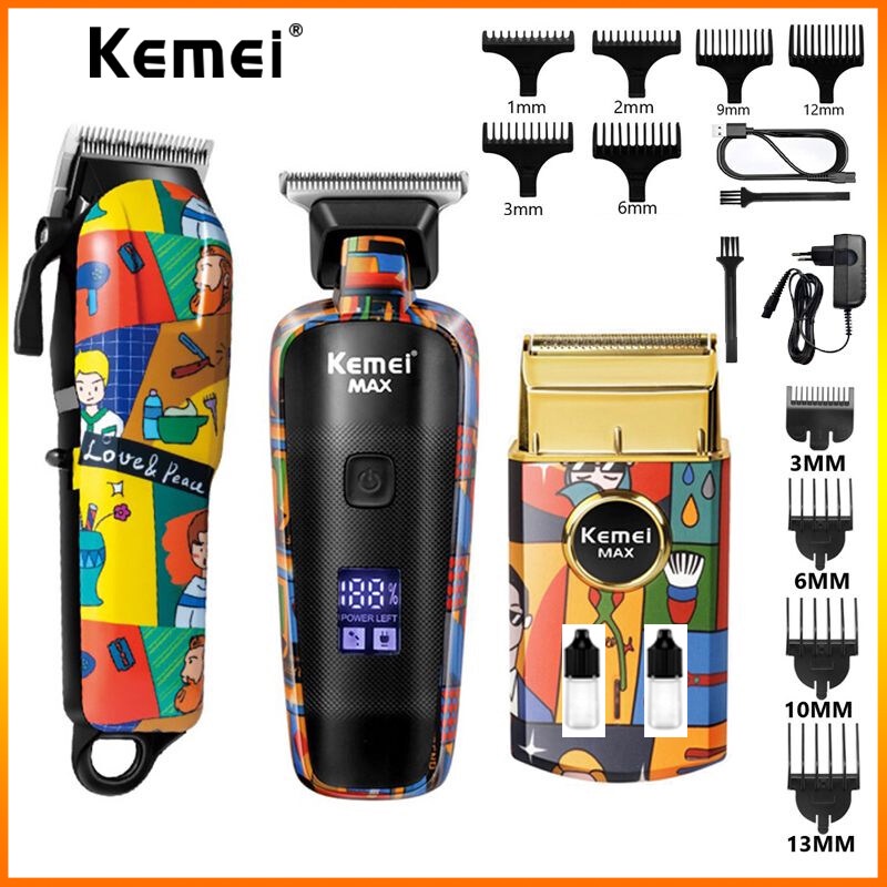 Kemei Multifunctional Electric Hair Clipper For Men Beard Trimmer