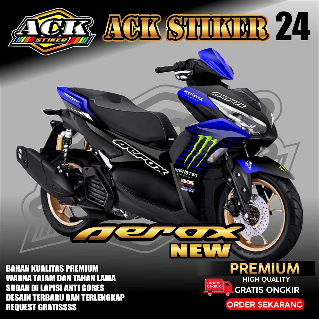 Decal Sticker Dekal Sticker Full Body Sticker Yamaha Aerox New