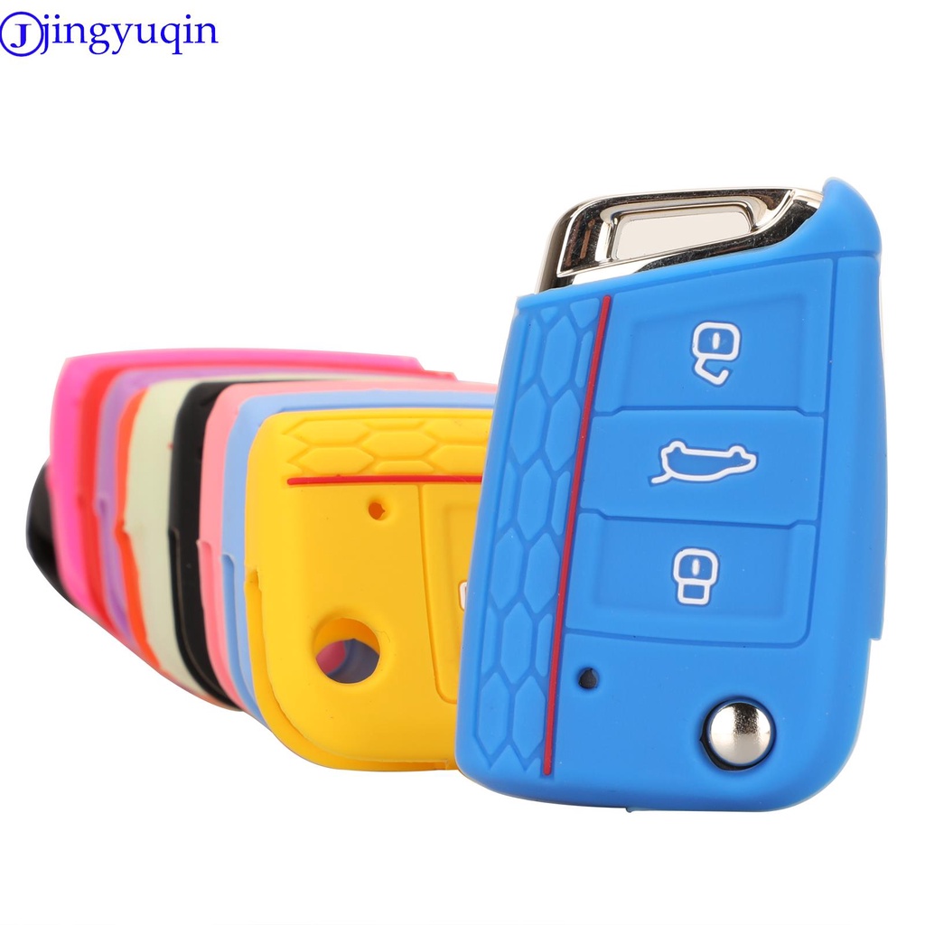 New Jingyuqin Remote Buttons Car Key Case Cover For Vw Golf Mk