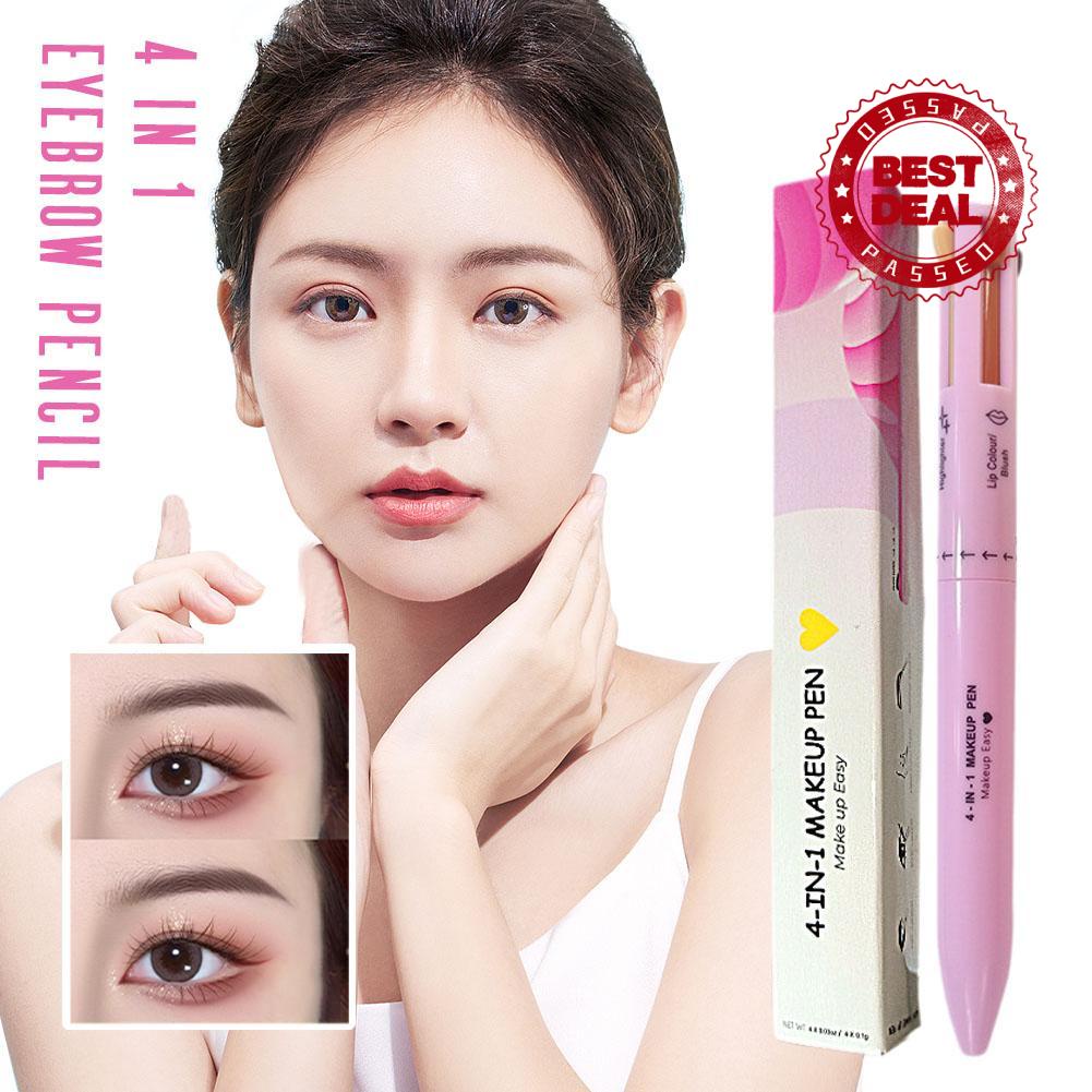 4 In1 Makeup Pen Eye Drawing New Precise Waterproof Lying Silkworm