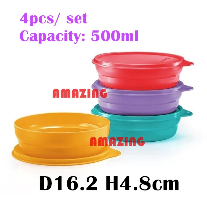 Tupperware Fanta Bowl Ml Food Storage Box Bekas Kedap Udara Food