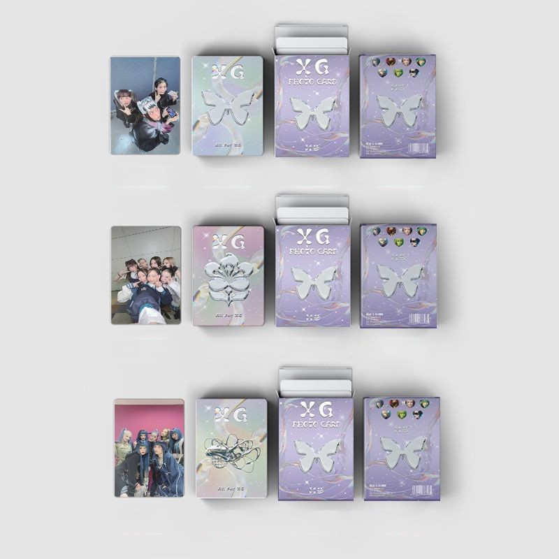 Pcs Xg Holographic Laser Lomo Card Kpop Photocards Season S