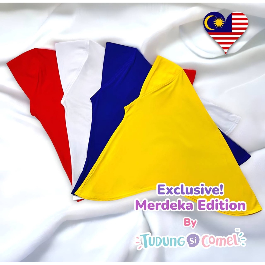 POS SEGERA Tudung Tema Merdeka TSC Tudung Sarung Warna Plain