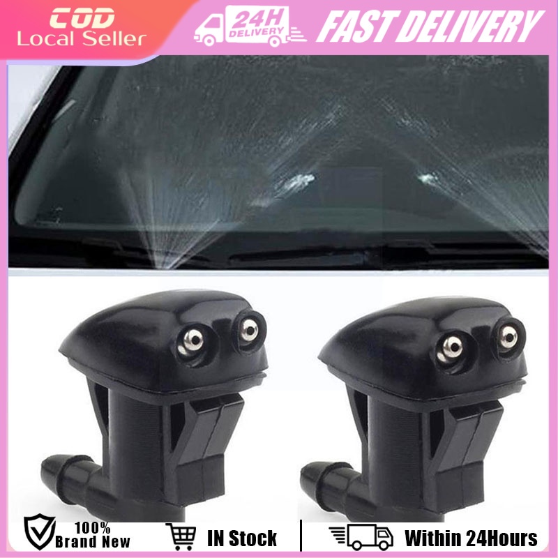 Pcs Set Front Windshield Wiper Water Jet Spray Nozzle For Toyota