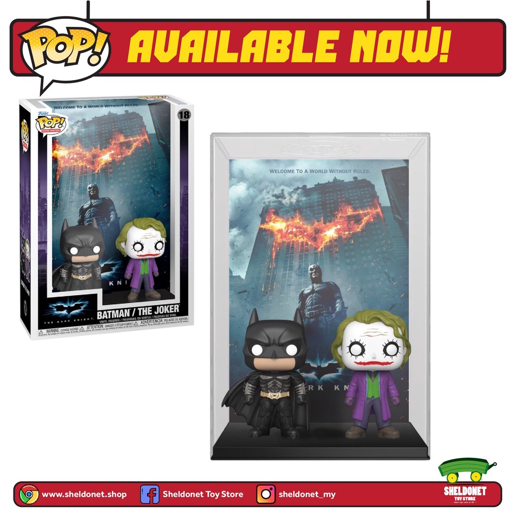 Funko Pop Movie Poster The Dark Knight Batman And The Joker