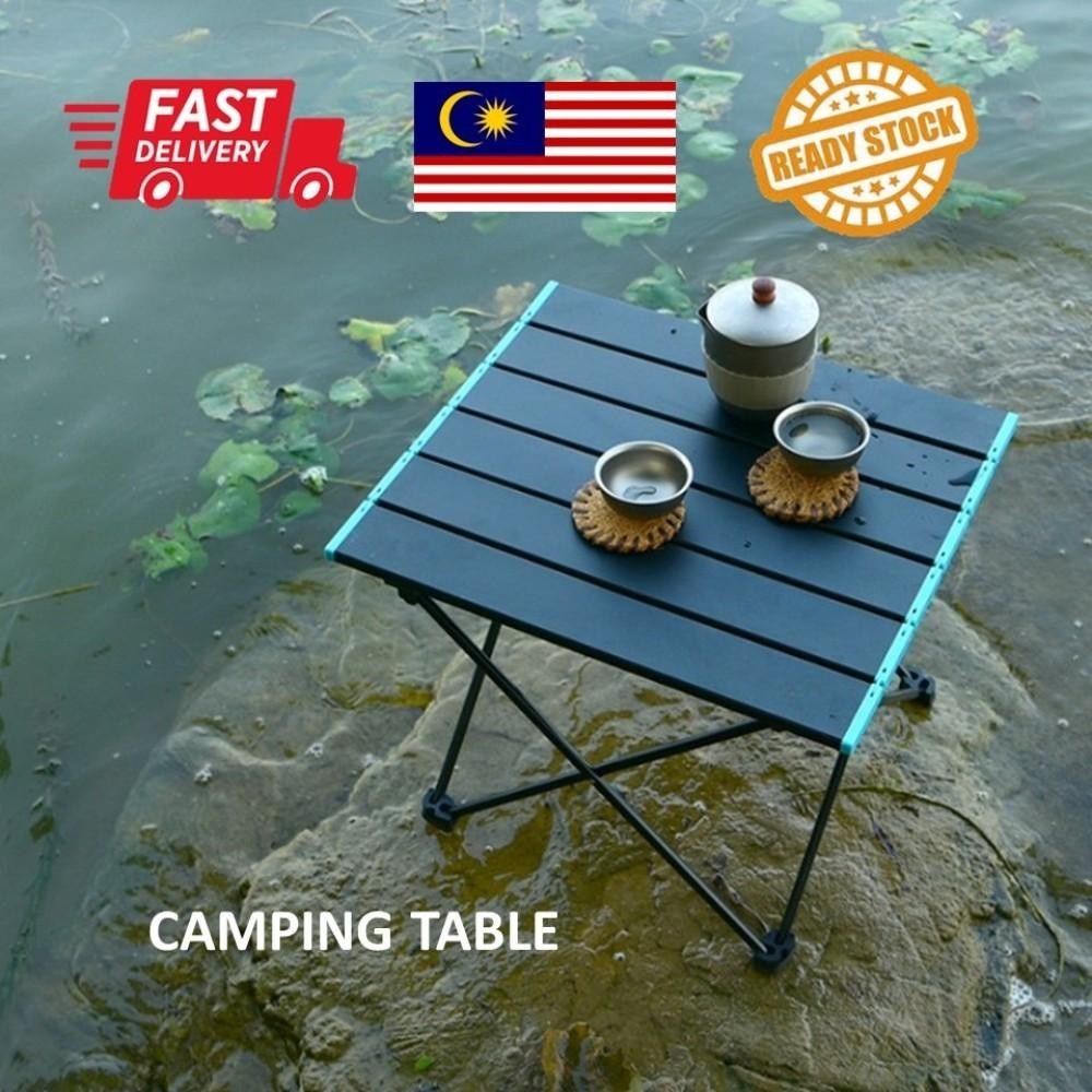 Outdoor Aluminum Camping Table Fordable Portable Barbecue Picnic