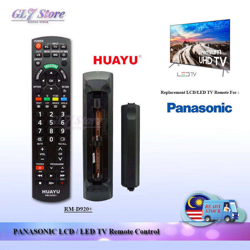 Panasonic Lcd Led Tv Remote Control Universal Rm D Huayu Universal