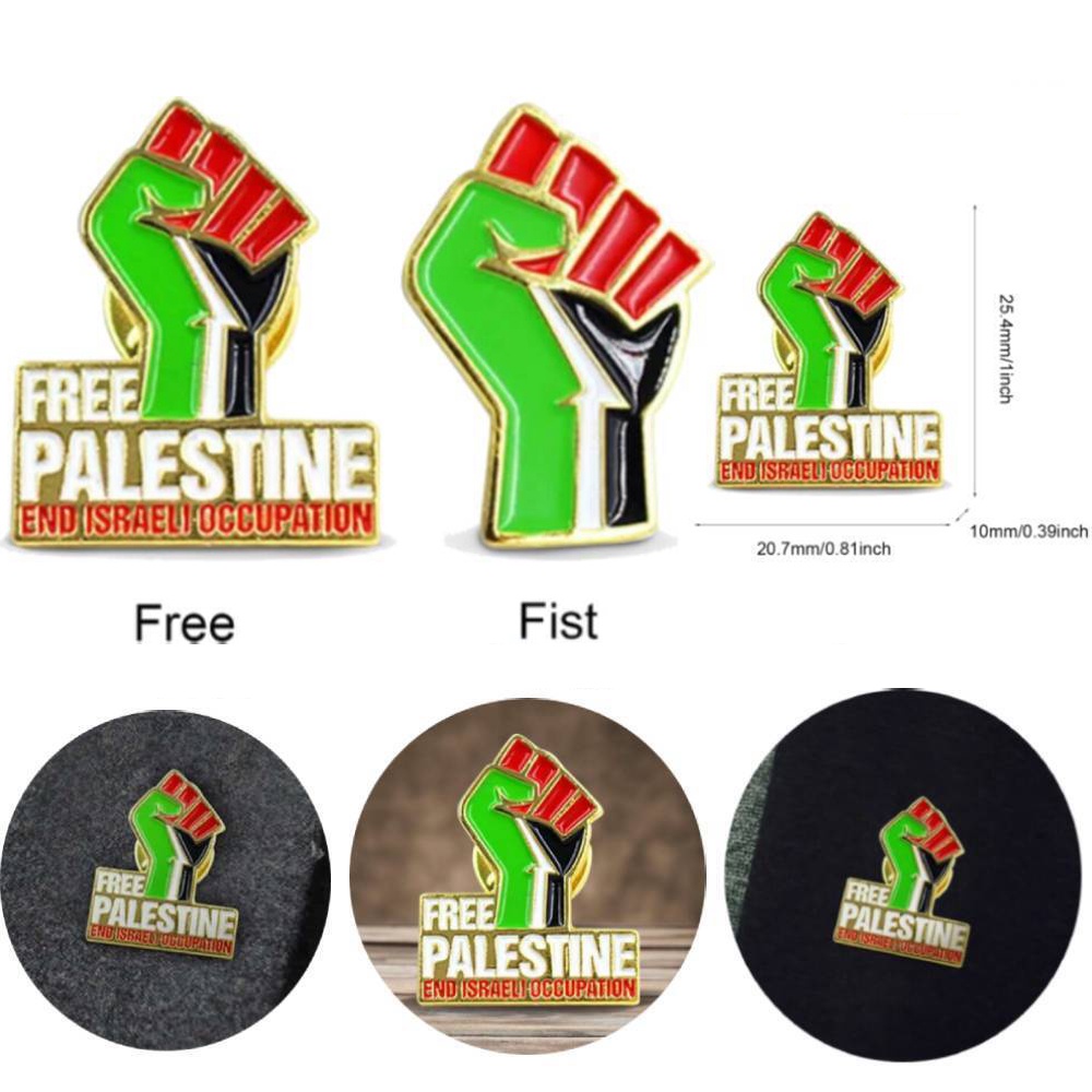 Palestine Palestinian Flag Pin Badge Lapel Free Palestine National