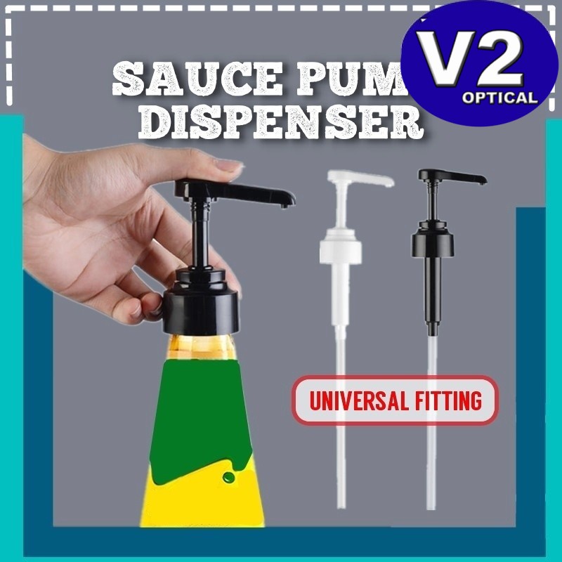 Sauce Pressure Pump Head Bottle Mouth Dispenser Pressing Nozzle