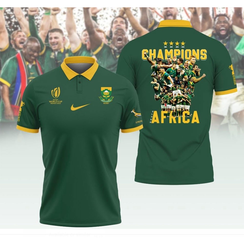 South Africa Springboks Rwc Home Champion Edition World Cup Rugby