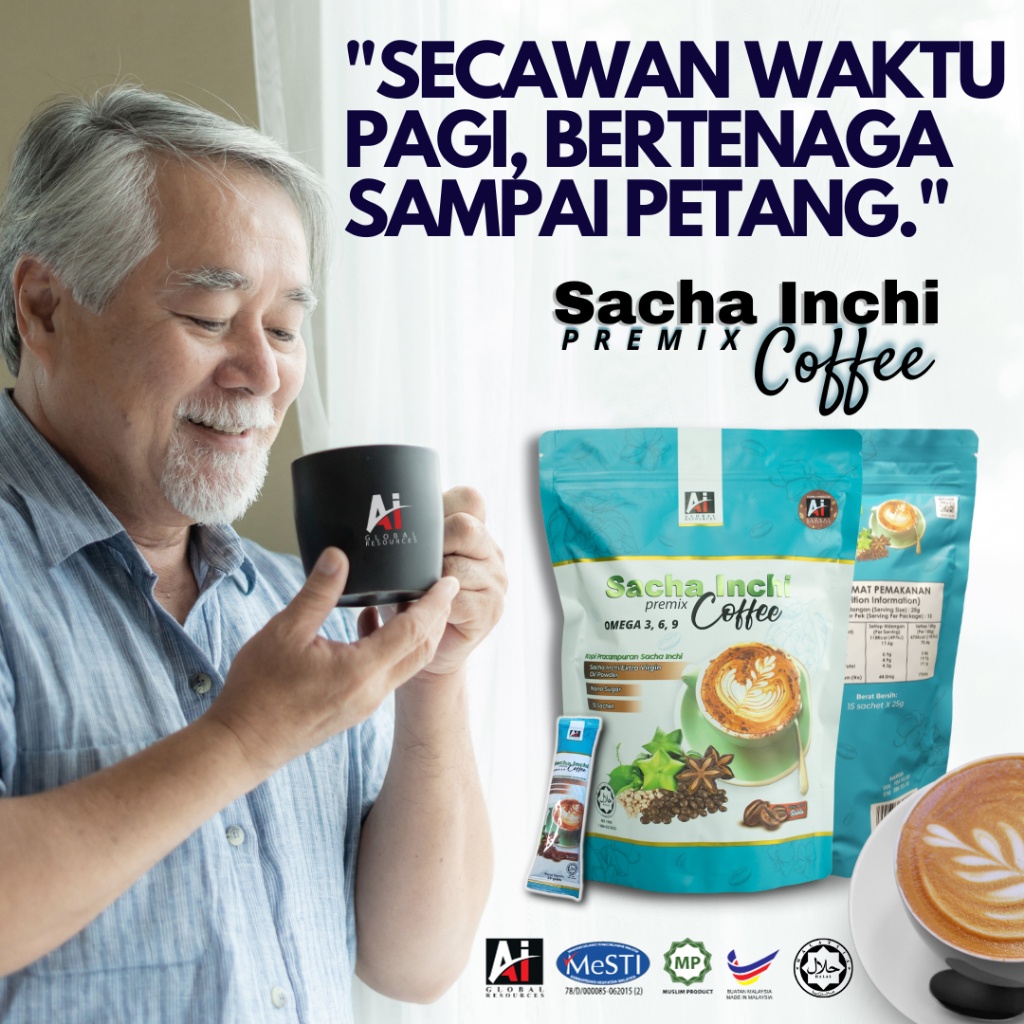 ORIGINAL HQ KOPI SACHA INCHI PREMIUM FREE POSTAGE FREE GIFT AI