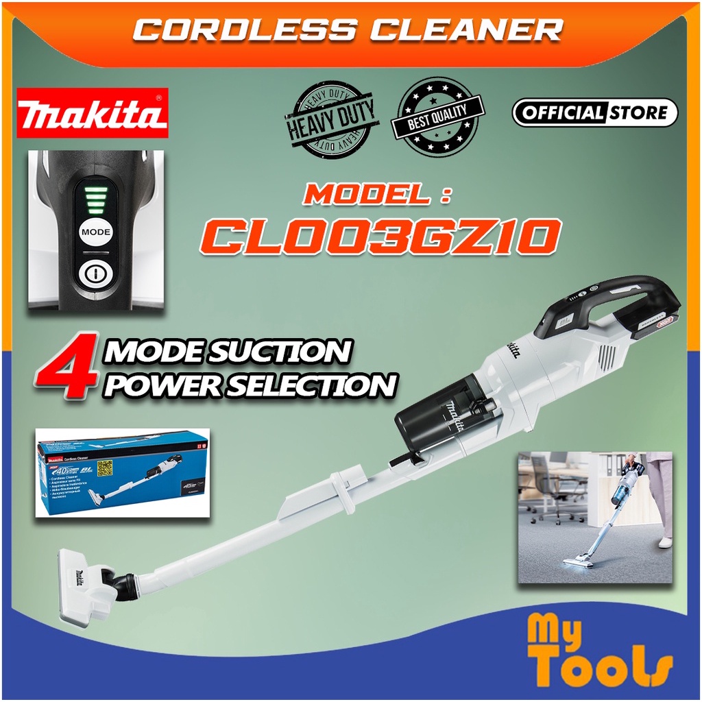 Mytools MAKITA CL003GZ10 CORDLESS VACUUM CLEANER 4 Speed With LED Light